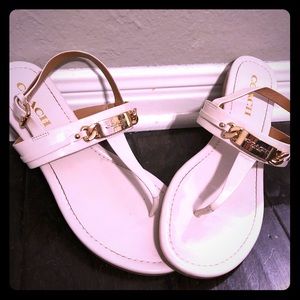 Coach Patent Leather Summer Sandals